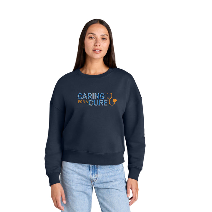 Caring for a Cure- Women’s Stella Alma Crewneck Sweatshirt (SXW036)