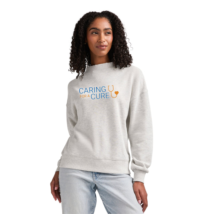 Caring for a Cure - Charles River Apparel Women's Willow Mock Neck (5726)