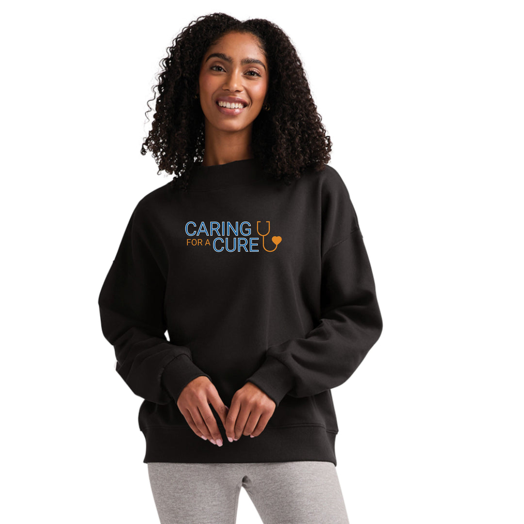 Caring for a Cure - Charles River Apparel Women's Willow Mock Neck (5726)