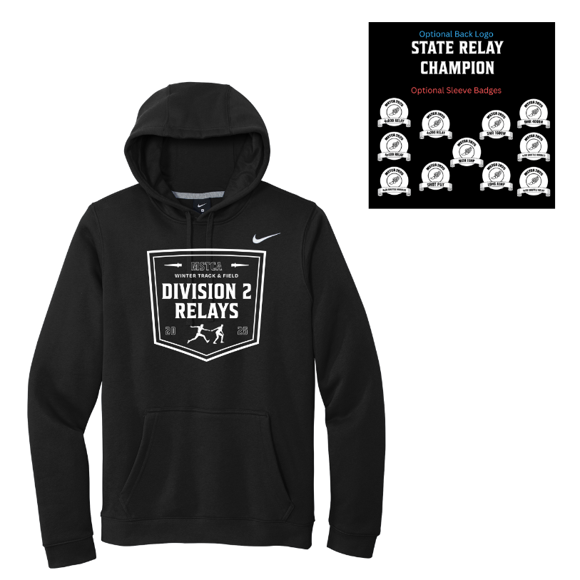 MSTCA State Relay- Nike Club Fleece Pullover Hoodie (CJ1611)