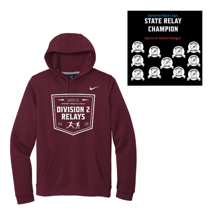 MSTCA State Relay- Nike Club Fleece Pullover Hoodie (CJ1611)