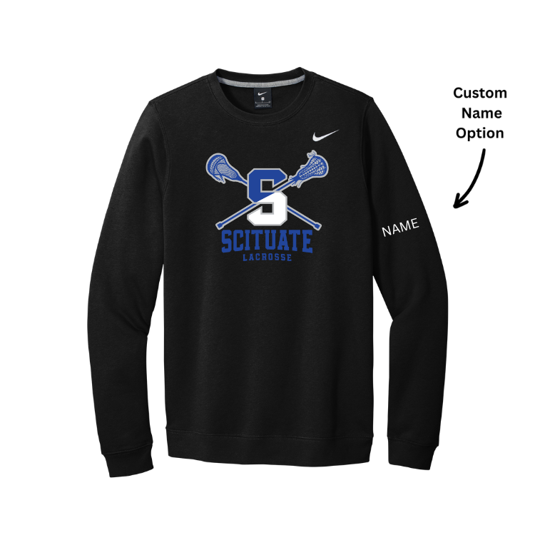 Scituate Lacrosse - Nike Club Fleece Unisex Crewneck (CJ1614)