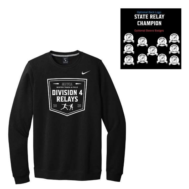 MSTCA State Relay- Nike Club Fleece Crewneck (CJ1614)