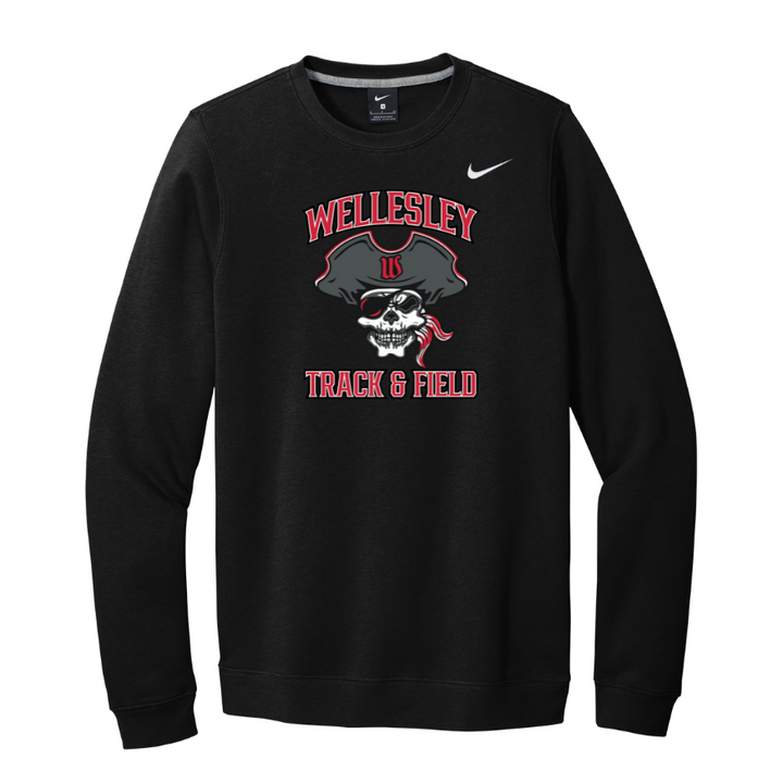 Wellesley Track & Field - Nike Club Fleece Crew (CJ1614)