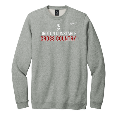 Groton Dunstable Cross Country - Sudadera de polar Nike Club unisex para adultos (CJ1614)