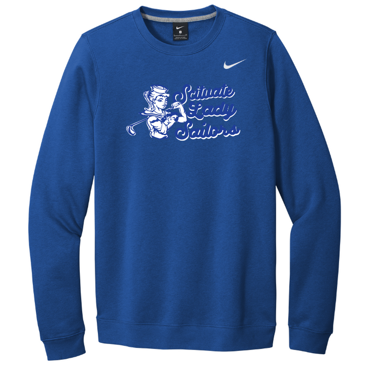 Scituate Girl's Golf - Nike Club Unisex Fleece Crew (CJ1614) (S041)