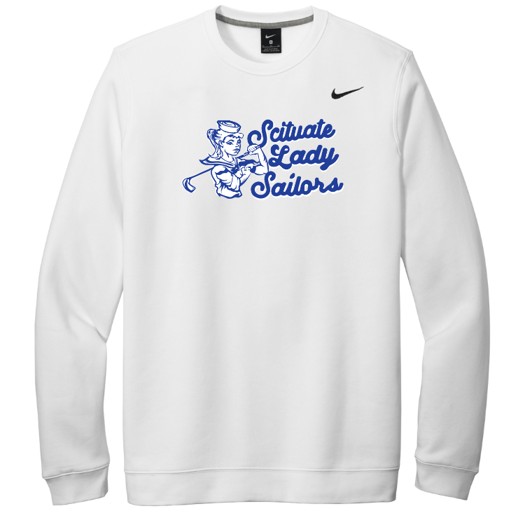 Scituate Girl's Golf - Nike Club Unisex Fleece Crew (CJ1614) (S041)