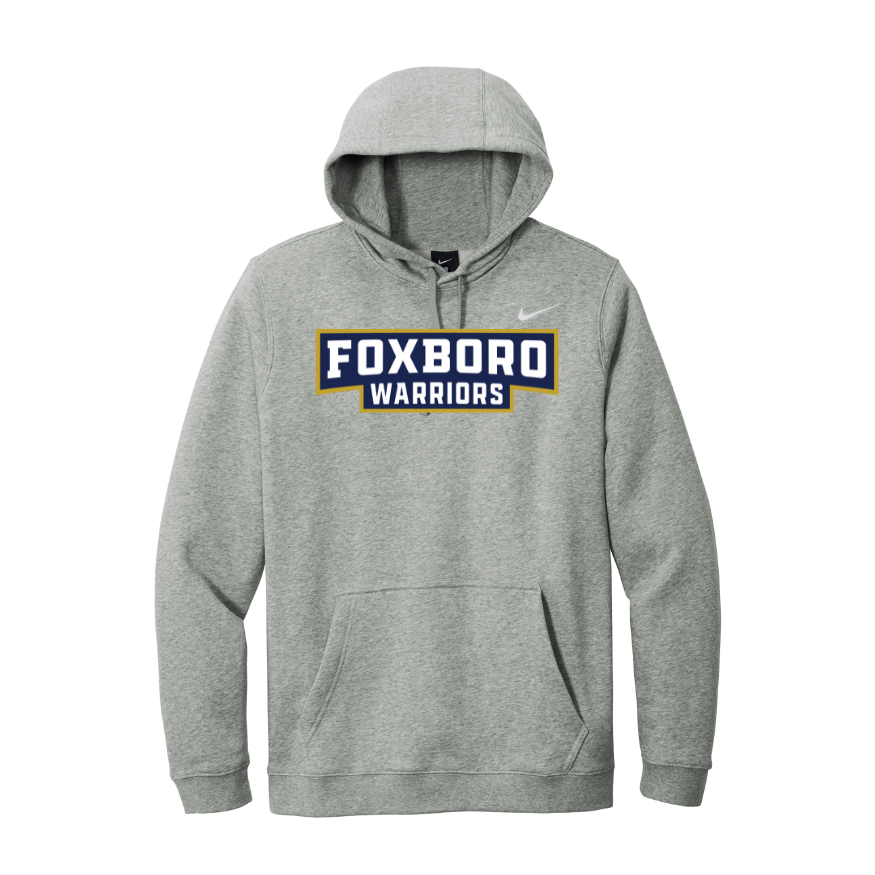 Foxboro Boys Soccer - Nike Club Fleece Pullover Hoodie (CJ1611)