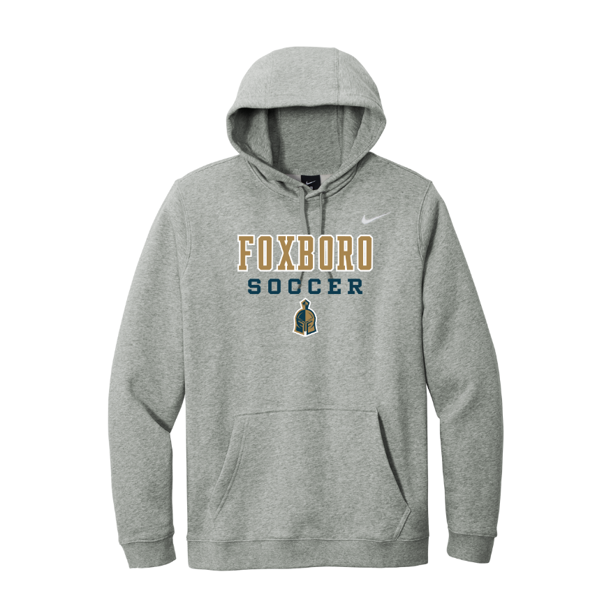 Foxboro Boys Soccer - Nike Club Fleece Pullover Hoodie (CJ1611)