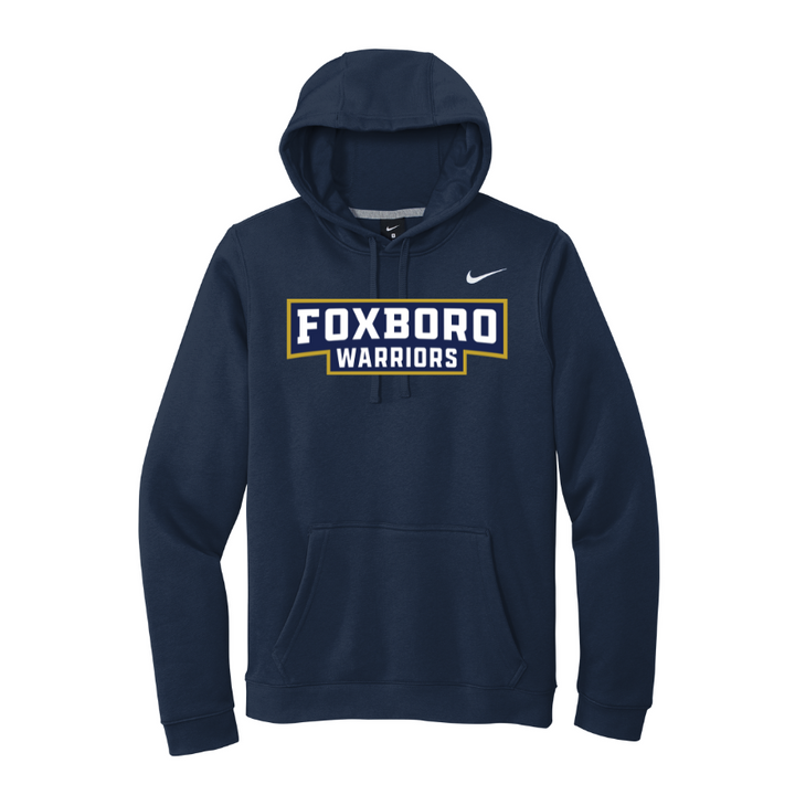 Foxboro Boys Soccer - Nike Club Fleece Pullover Hoodie (CJ1611)