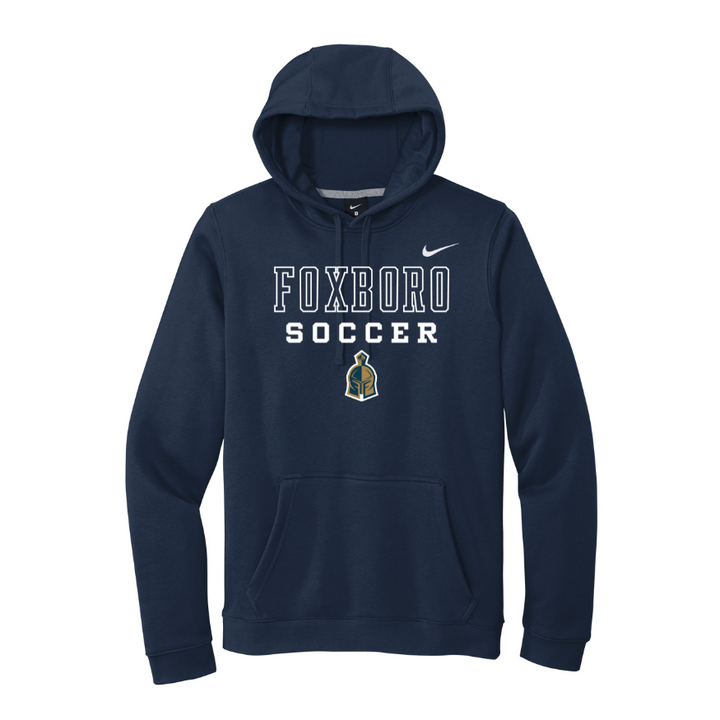 Foxboro Boys Soccer - Nike Club Fleece Pullover Hoodie (CJ1611)