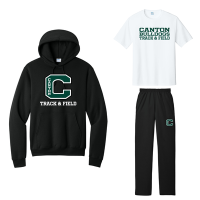 Canton Track & Field - Team Kit (PC78H Black, PC78P Black, PC380 White)