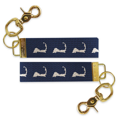 Cape Cod Navy Keychain
