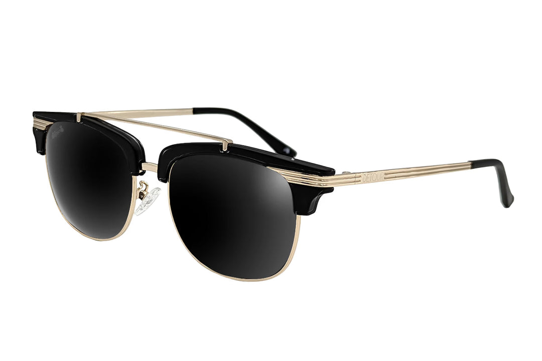Gloss Black Gold - Jet Black Lens Polarized - Castaway