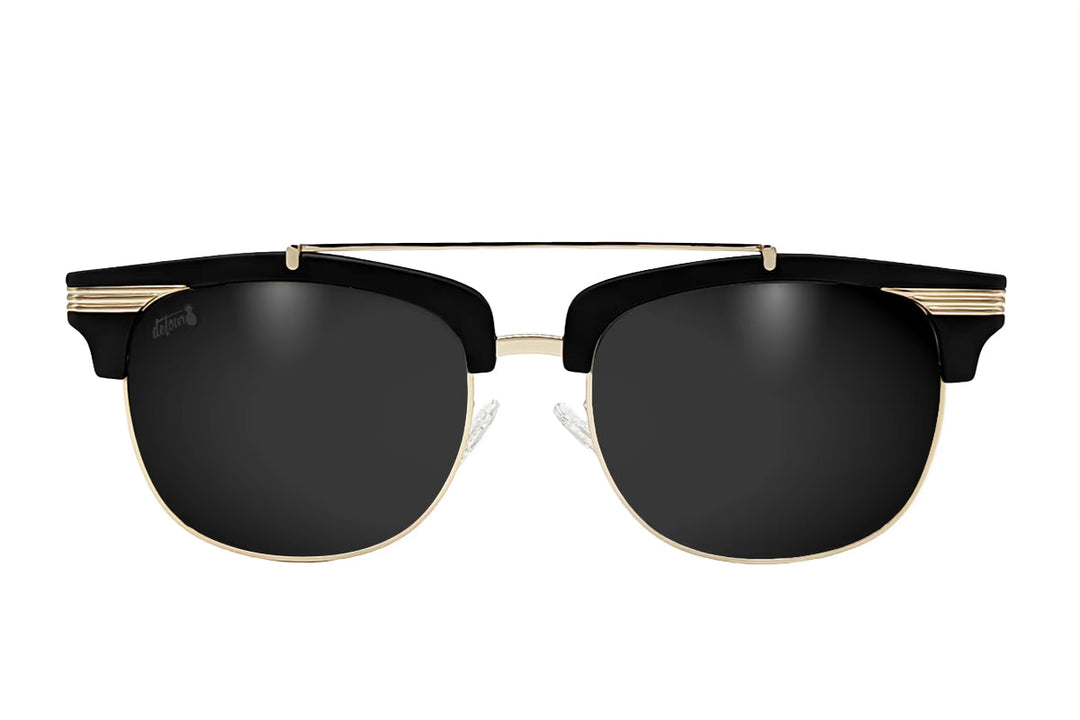 Matte Black Gold - Jet Black Lens Polarized - Castaway