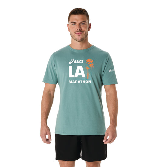 2026 ASICS Los Angeles Marathon - ASICS Men's Short Sleeve Tee Celadon (2011D028) (LA26-06)