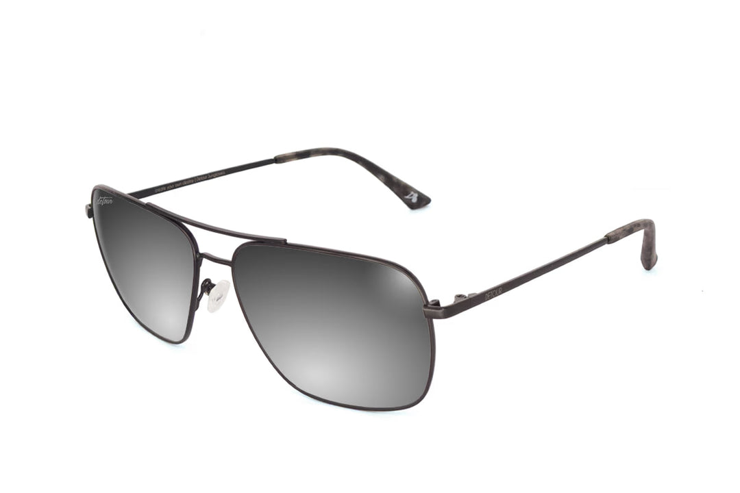 Coastal - Matte Black/Grey Tortoise - Silver Bullet Polarized