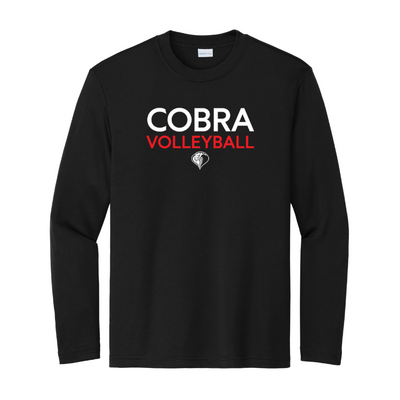 Camiseta técnica de manga larga Cobra Volleyball para jóvenes (PC380YLS)