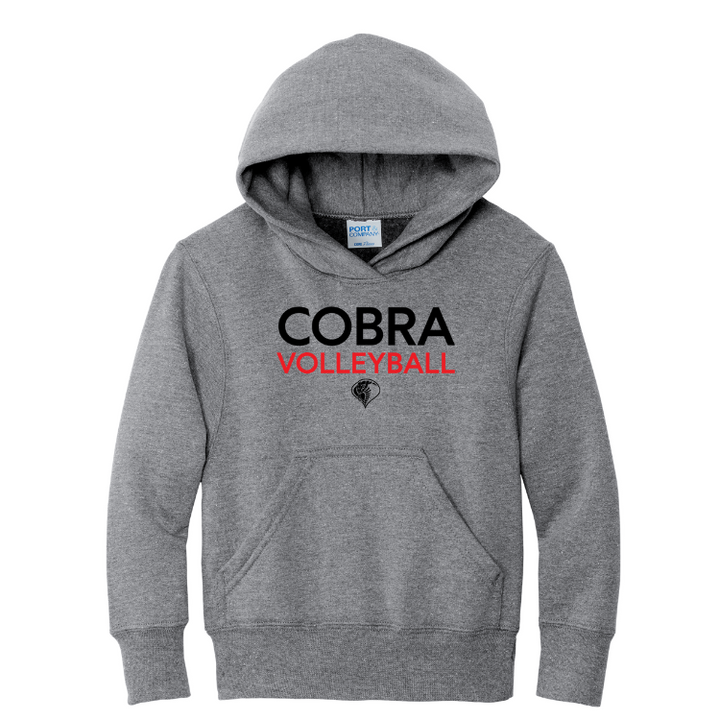 Cobra Volleyball - Youth Core Fleece Pullover Hooded Sweatshirt (PC90YH)