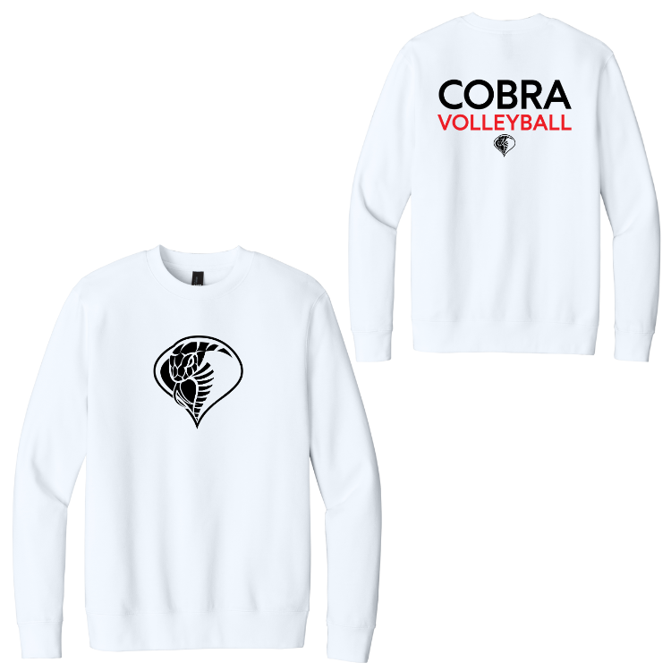 Cobra Volleyball - Unisex V.I.T Fleece Crewneck Sweatshirt (DT6104)