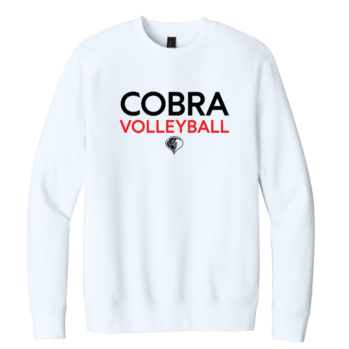 Cobra Volleyball - Unisex V.I.T Fleece Crewneck Sweatshirt (DT6104)