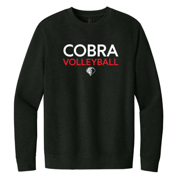 Cobra Volleyball - Unisex V.I.T Fleece Crewneck Sweatshirt (DT6104)