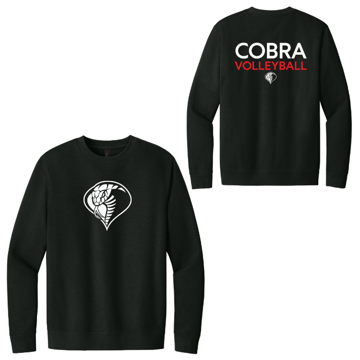 Cobra Volleyball - Unisex V.I.T Fleece Crewneck Sweatshirt (DT6104)