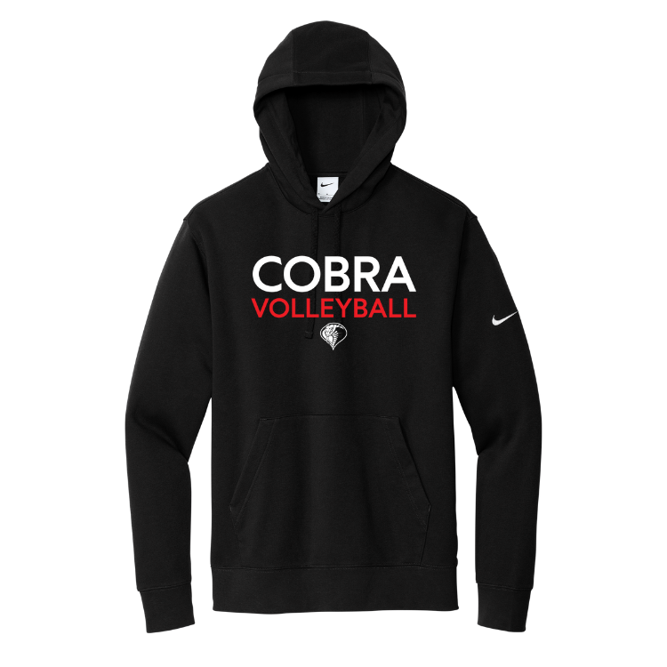 Cobra Volleyball - Nike Club Fleece Sleeve Swoosh Pullover Hoodie (NKDR1499)