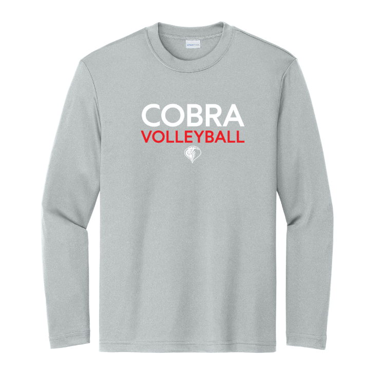 Cobra Volleyball - Youth Long Sleeve Tech Shirt (YST350LS)