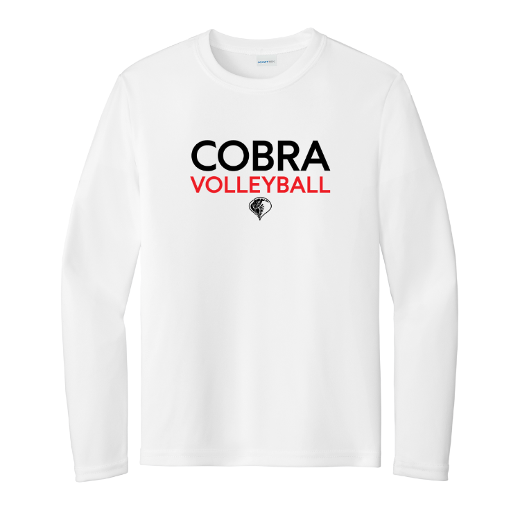 Cobra Volleyball - Youth Long Sleeve Tech Shirt (YST350LS)