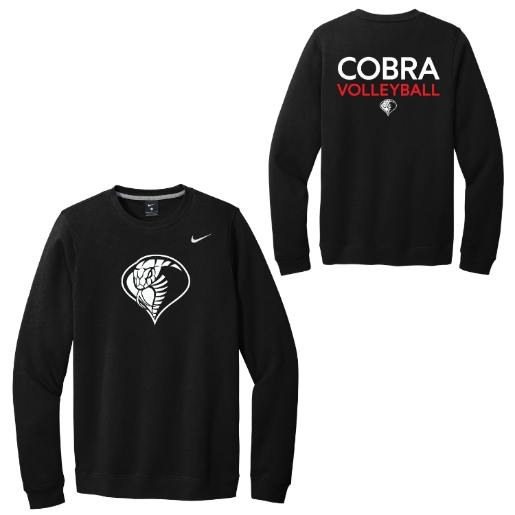 Cobra Volleyball - Nike Club Fleece Crew (CJ1614)