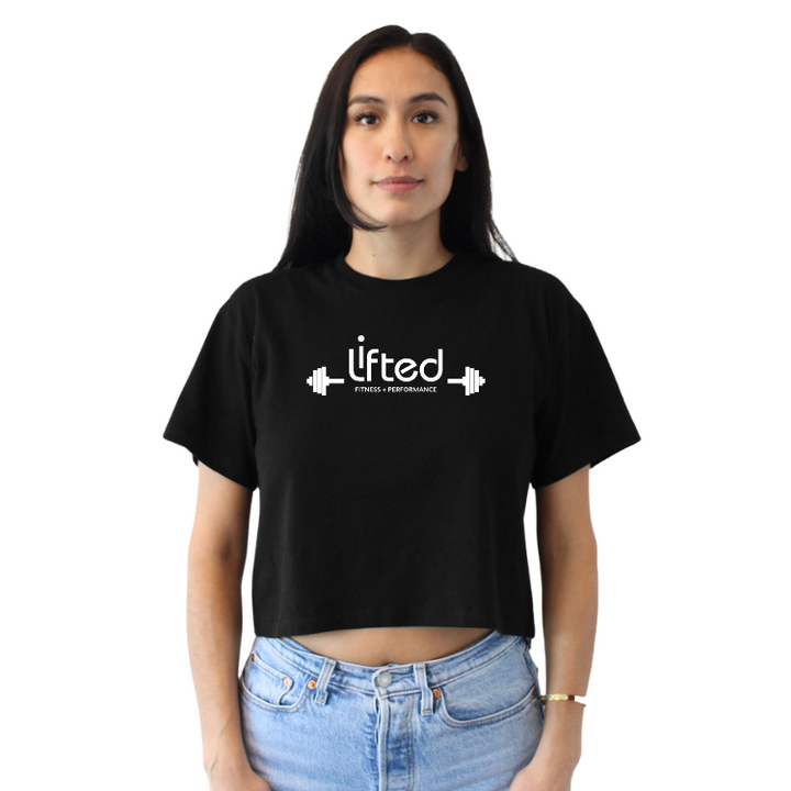 Lifted Fitness - Next Level Apparel Ladies' Ideal Crop T-Shirt (1580NL)