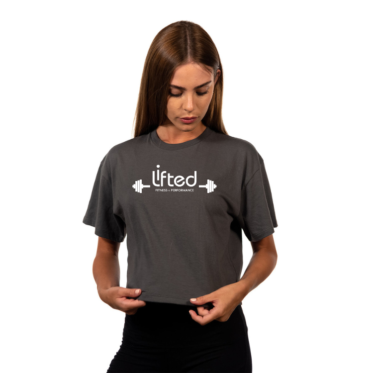 Lifted Fitness - Next Level Apparel Ladies' Ideal Crop T-Shirt (1580NL)