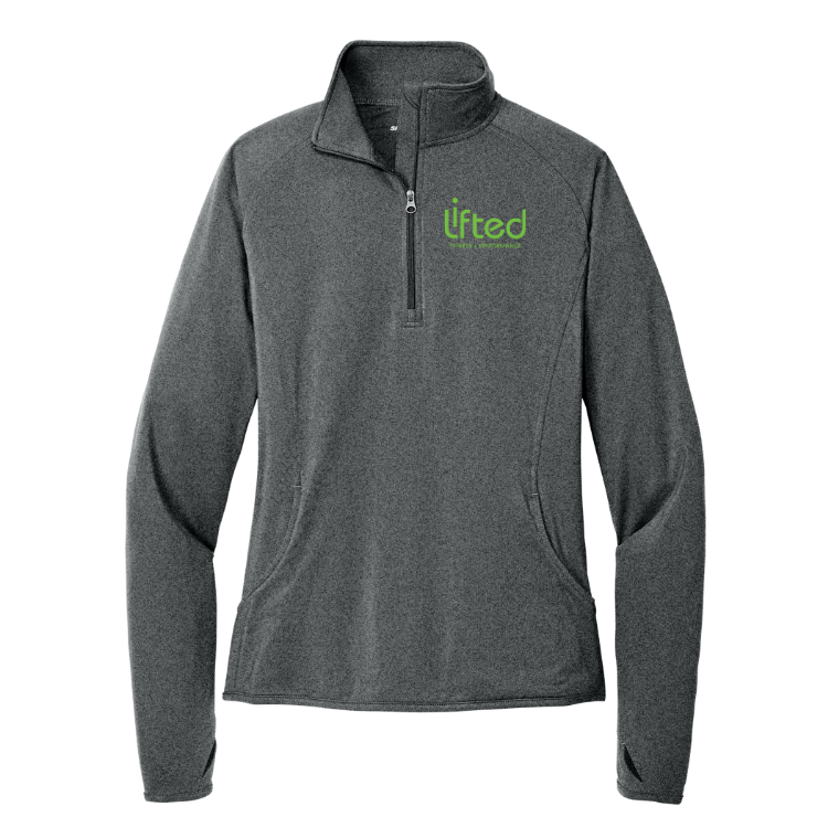 Lifted Fitness - Women's 1/2 Zip Pullover (LST850)