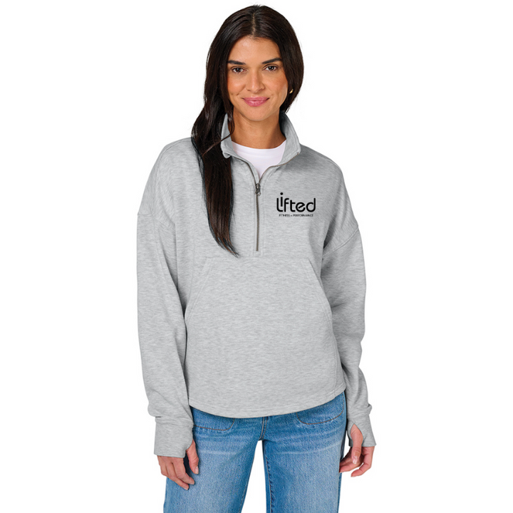 Lifted Fitness - Women's Willow Half Zip Sweatshirt (5628)