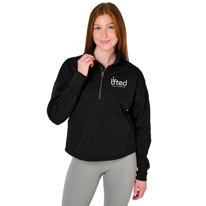 Lifted Fitness - Women's Willow Half Zip Sweatshirt (5628)