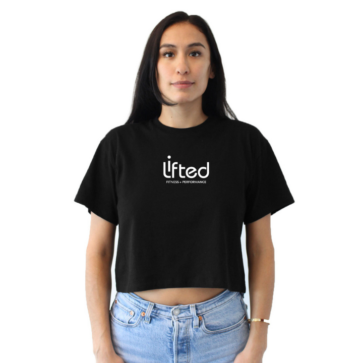 Lifted Fitness - Next Level Apparel Ladies' Ideal Crop T-Shirt (1580NL)