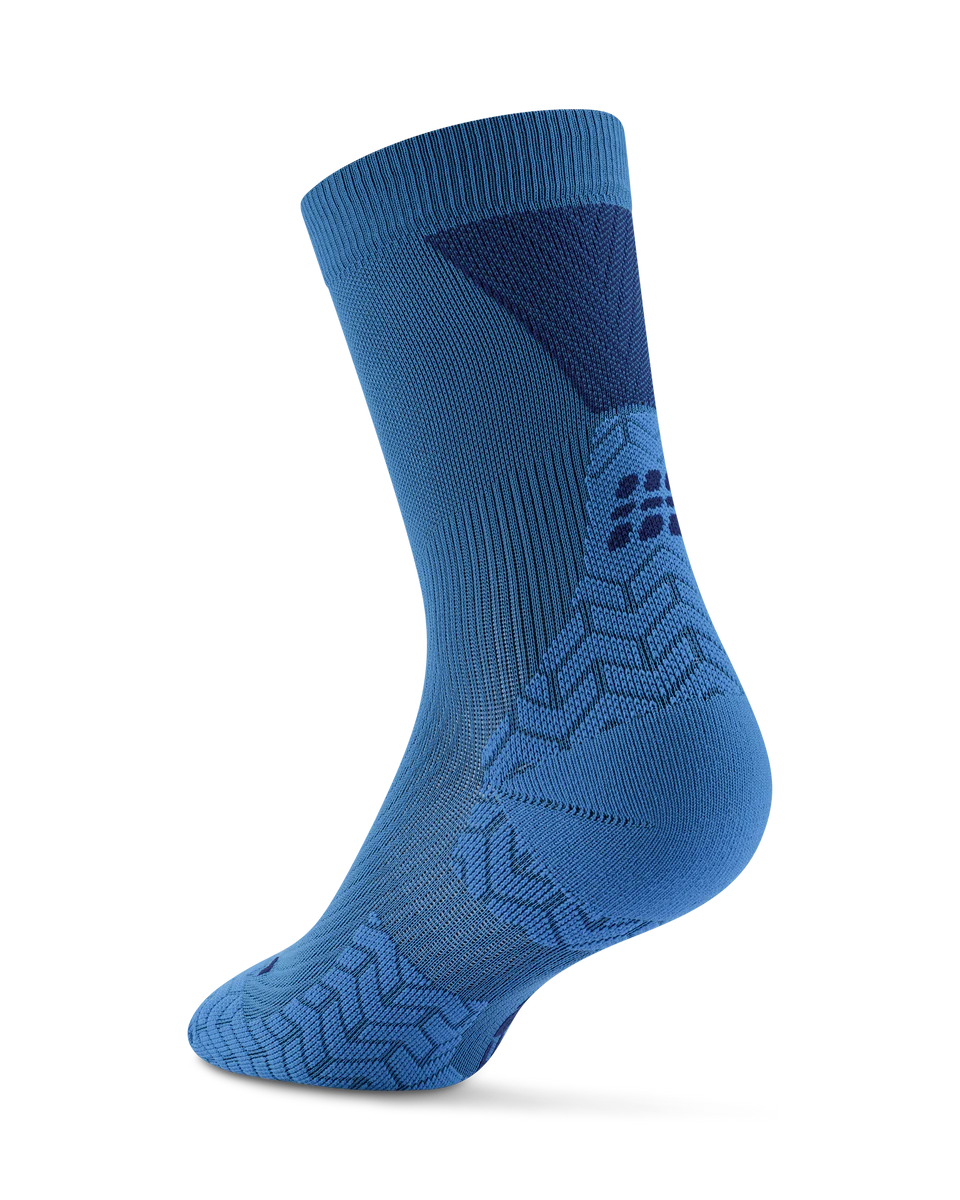 CEP Core Run Ultralight Midcut Socks - Blue/Dark Blue - UNISEX