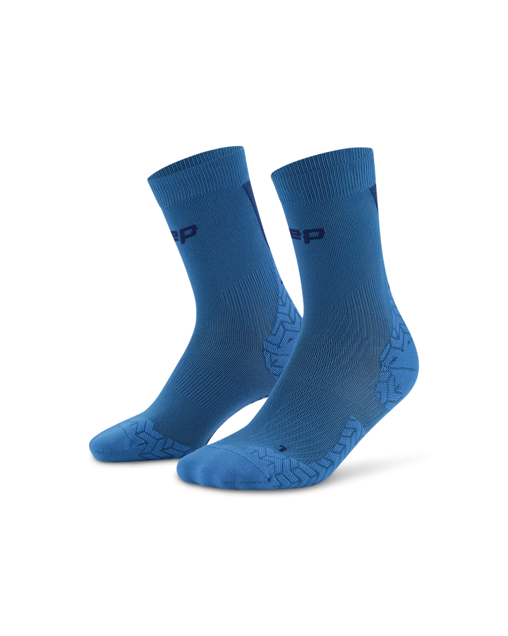 CEP Core Run Ultralight Midcut Socks - Blue/Dark Blue - UNISEX