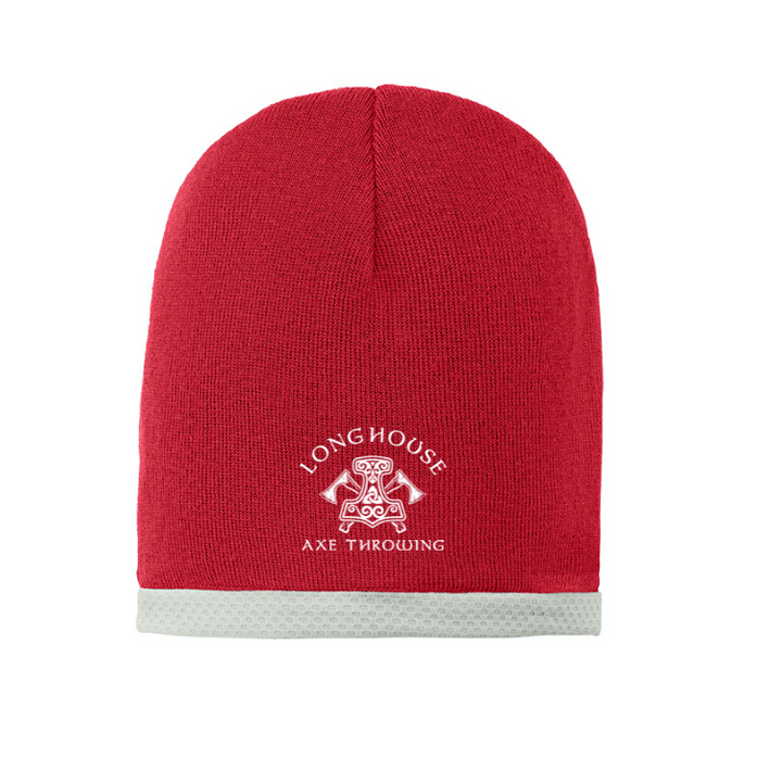 Lanzamiento de hacha en Long House: gorro de punto de alto rendimiento Sport-Tek® (STC15)