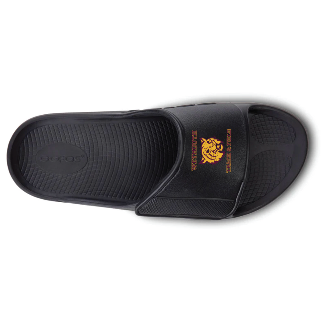 Weymouth Track and Field Oofos OOahh Sport Flex Slide Sandals (1550)