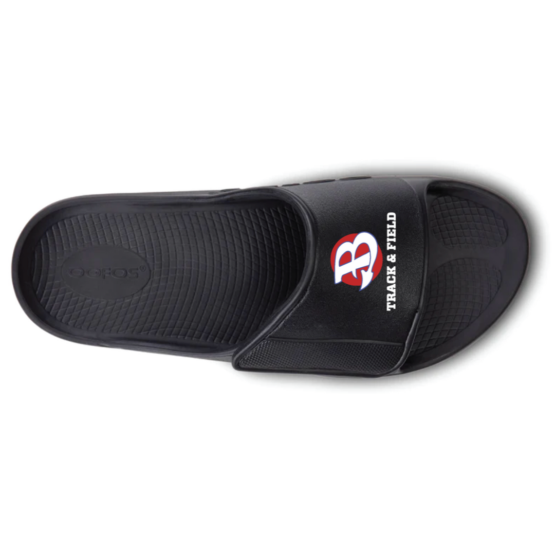 Burlington Track and Field Oofos OOahh Sport Flex Slide Sandals (1550)