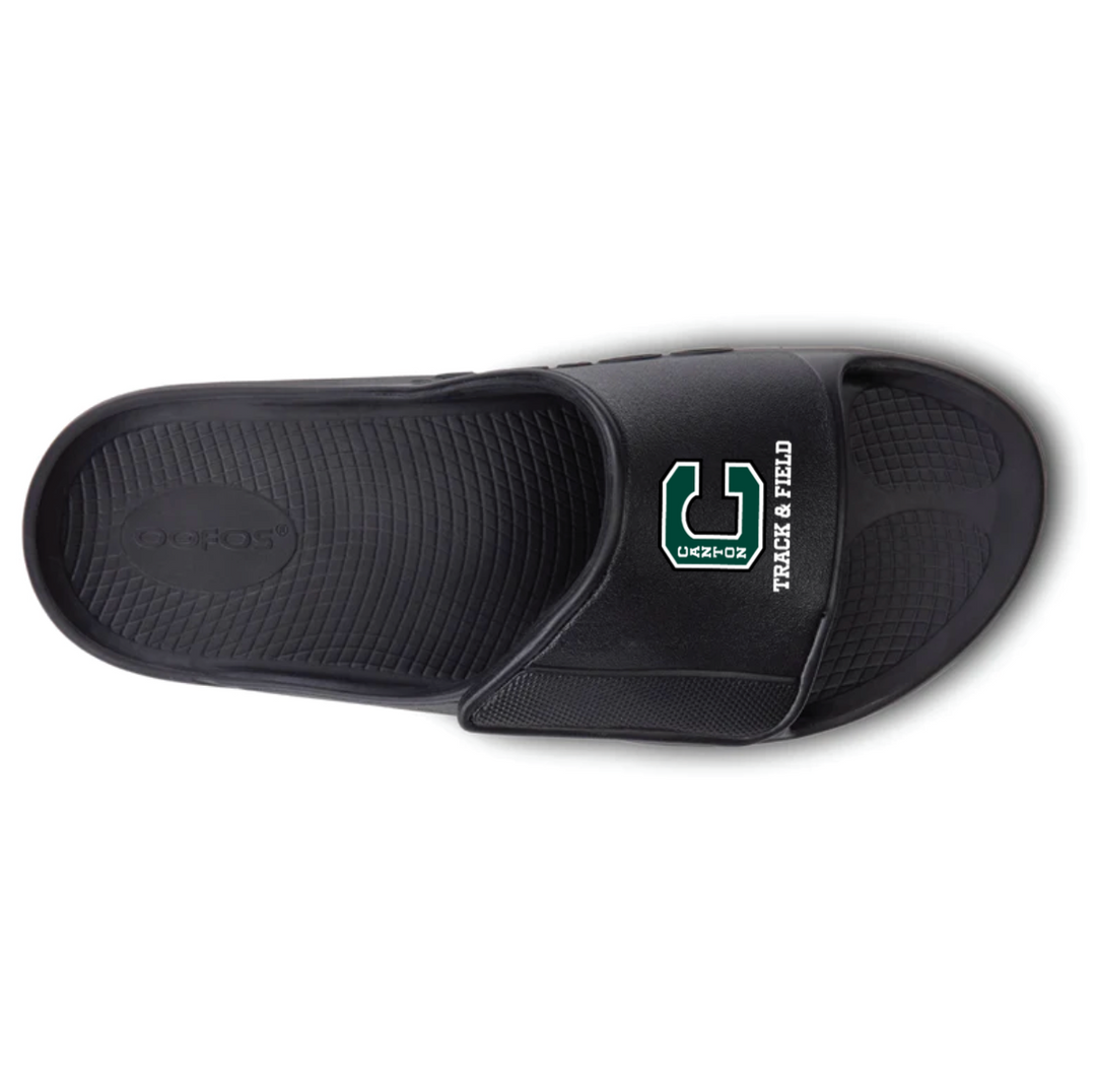 Canton Track and Field Oofos OOahh Sport Flex Slide Sandals (1550)