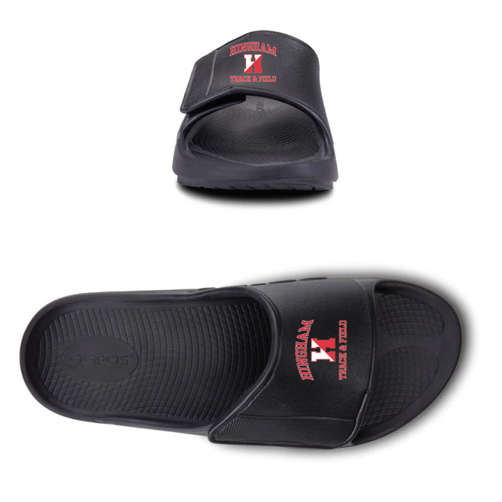 Hingham Track and Field Oofos OOahh Sport Flex Slide Sandals (1550)
