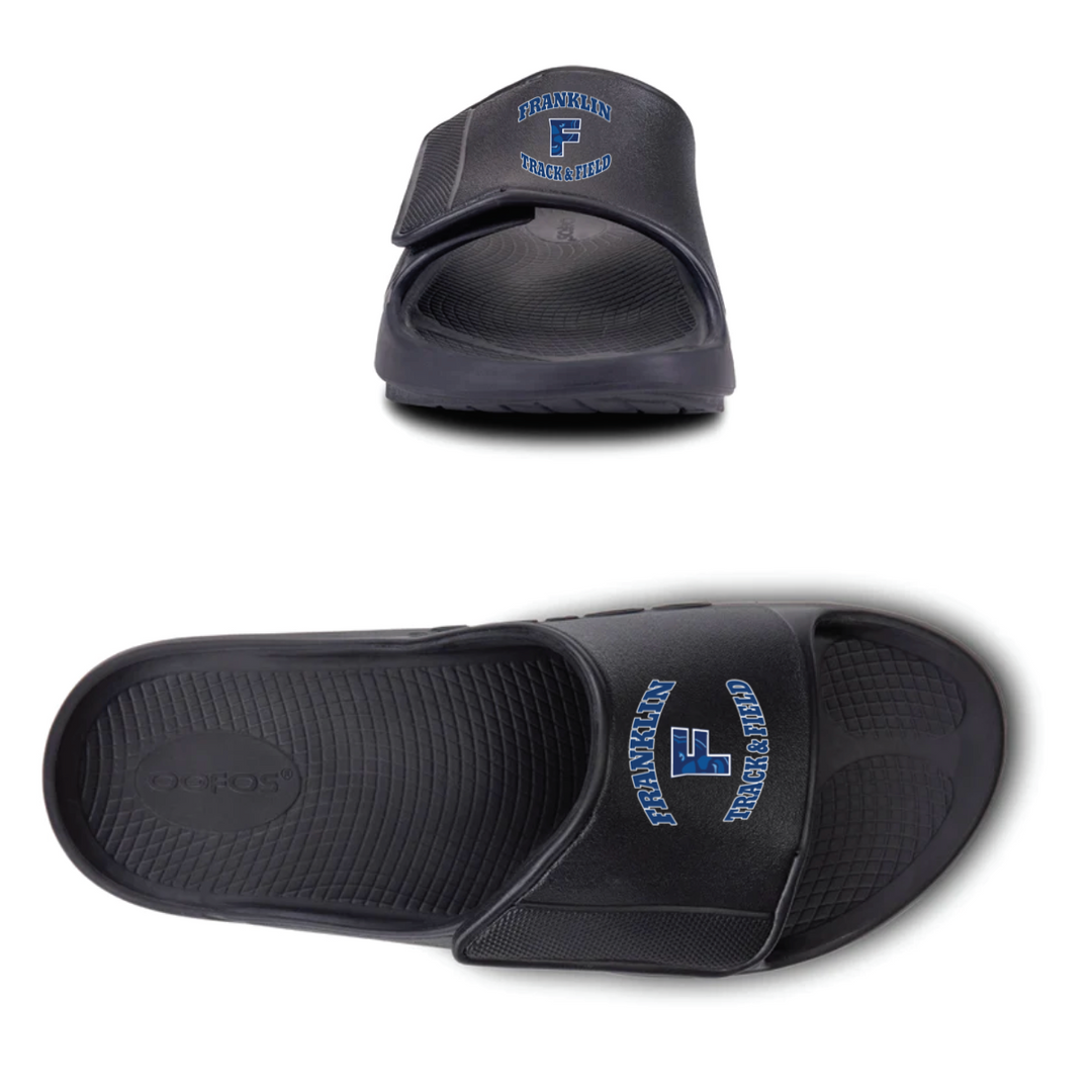 Franklin Track and Field Oofos OOahh Sport Flex Slide Sandals (1550)