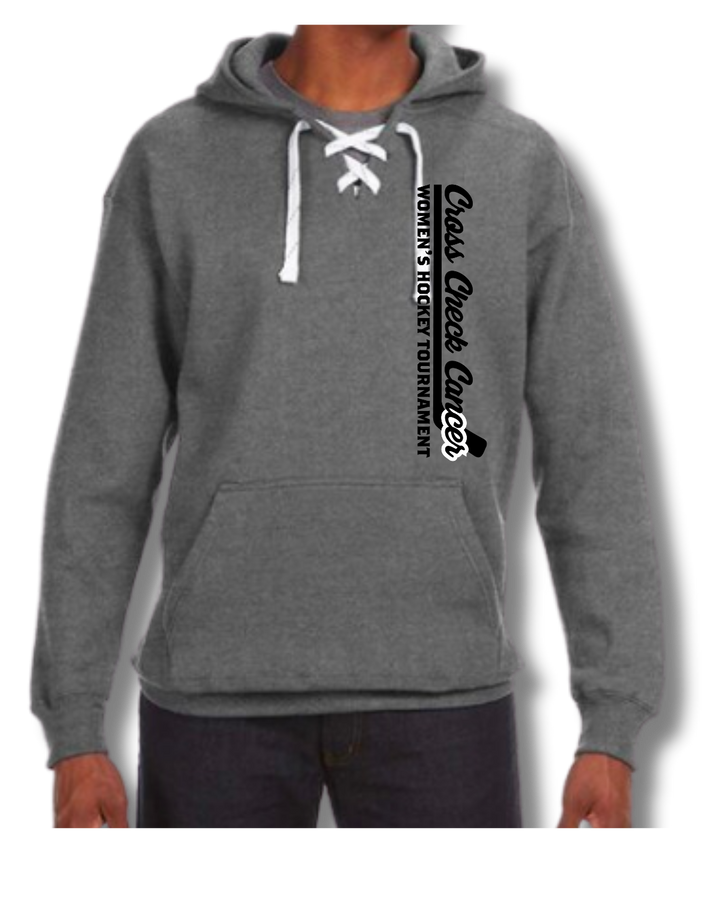 Sudadera con capucha y encaje deportivo Cross Check (JA8830)