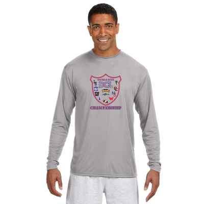 Campeonato de Natación y Buceo DCL - Camiseta de manga larga refrescante y de alto rendimiento para hombre (A4N3165)