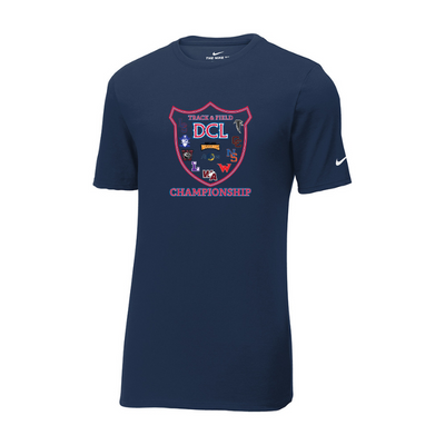 Campeonato de pista y campo de la Liga de dos condados: camiseta de algodón y poliéster Nike Dri FIT (NKBQ5231)