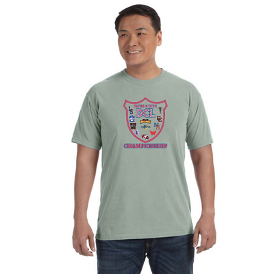 Campeonato de natación y buceo DCL: camiseta unisex de peso pesado para adultos (C1717)