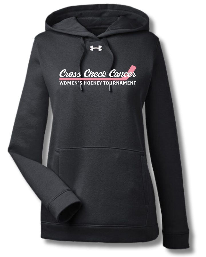 Sudadera con capucha de polar UA Hustle para mujer de Cross Check (1300261)